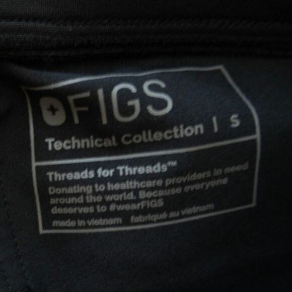 Figs Zamora Jogger Scrub Pants Ladies Size Small Black - Picture 6 of 7